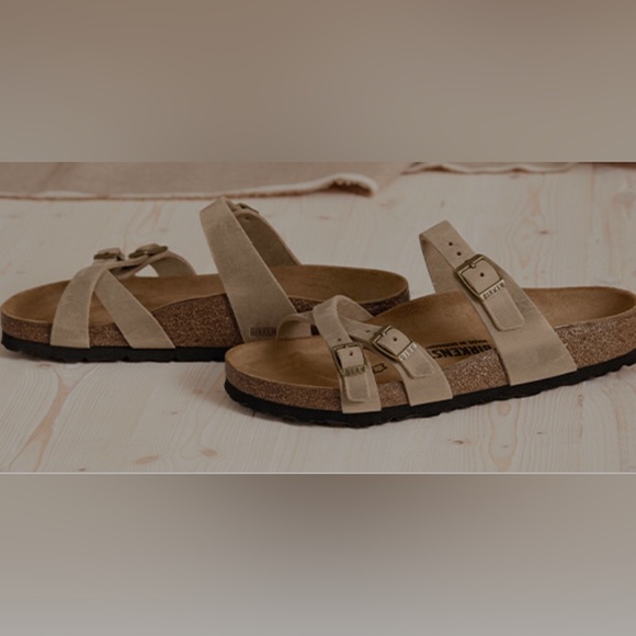 NWT Birkenstock Franca Oiled Leather Sandals in Tobacco - Picture 2 of 12